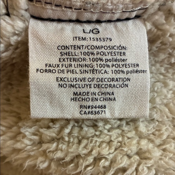 💙🖤SAGE COLLECTIVE🖤💙Sz L Teddy Bear Fleece Black&White Plaid Cozy Soft Flannel!🖤 - Picture 8 of 9